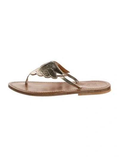 Pre-owned Kjacques Leather In Gold