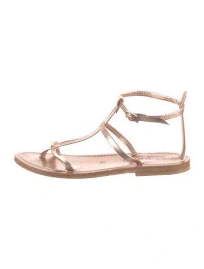 Pre-owned Kjacques Leather Sandals