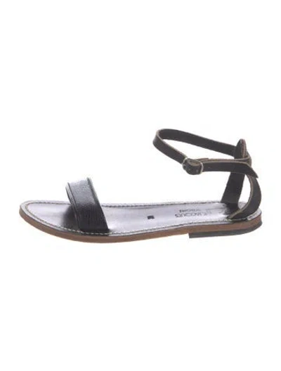 Pre-owned Kjacques Leather Sandals In Multicolor