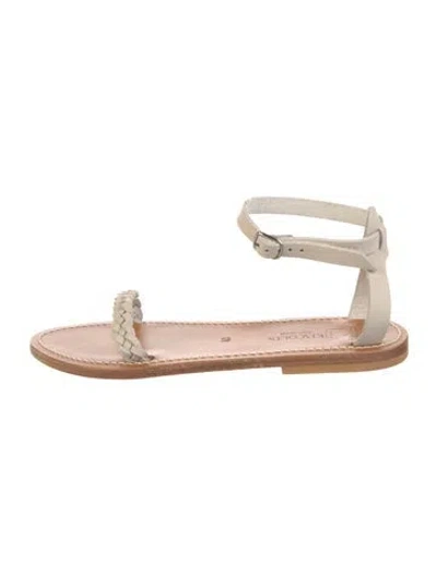 Pre-owned Kjacques Leather Sandals In Neutral