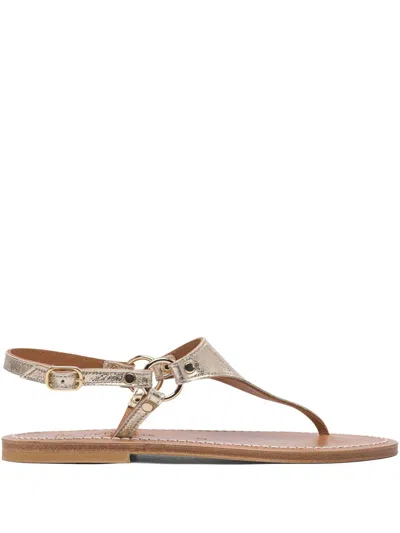 KJACQUES LEATHER THONG SANDALS