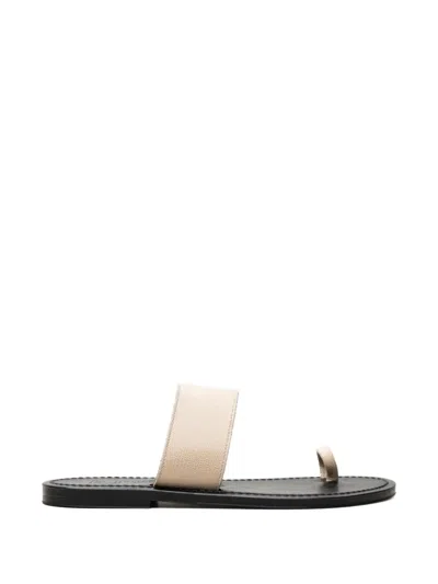 Kjacques Nagoya Toe-strap Sandals In Neutral
