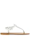 Kjacques Picon Leather Sandals In Multi