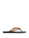 Kjacques Saba Leather Sandals In Neutral