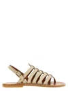 K.jacques Saint Tropez Homere Sandals Beige In Beige