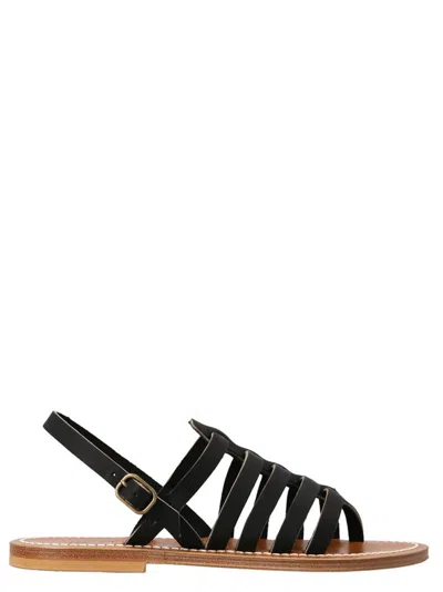 K.jacques Saint Tropez Black Homere Sandals