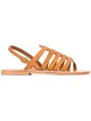 K.jacques Saint Tropez Brown Open Toe Sandals In Brown