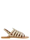 K.jacques Saint Tropez Homere Sandals Beige In Multi