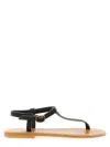 K.jacques Saint Tropez Petrone Sandals Black