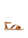 Kjacques Ankle-strap Flat Sandals In Multi