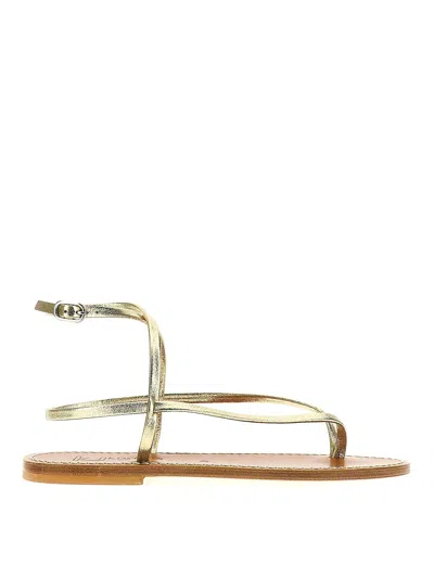 Kjacques Delta Sandals In Gold