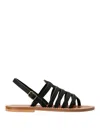 Kjacques Homere Leather Ankle-strap Sandals