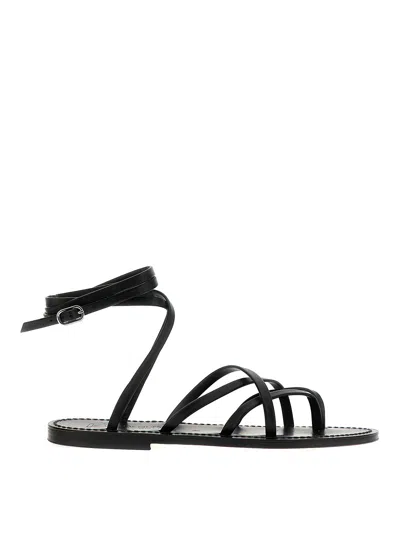 Kjacques Zenobie Sandals In Black