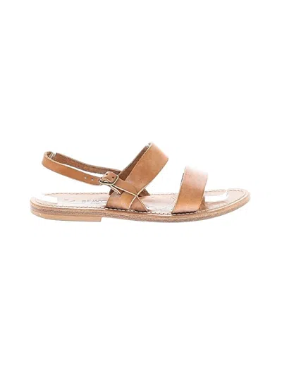 Pre-owned Kjacques Sandals In Tan