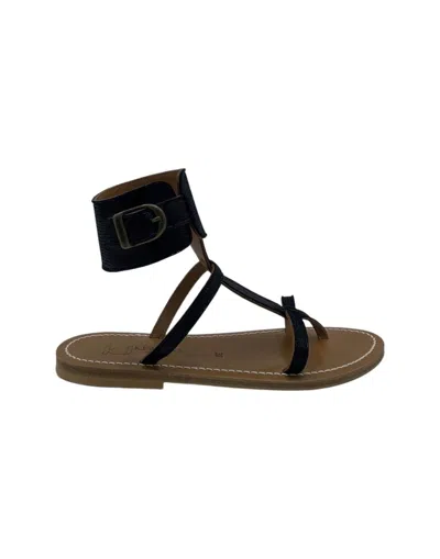 Kjacques K.jacques St.tropez Sandals Shoes In Black