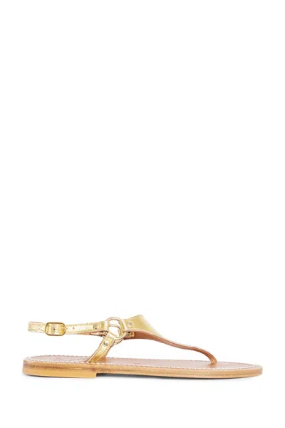 Kjacques Woman Gold Sandals & Slides