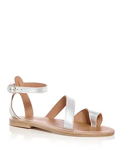 Kjacques K.jacques Women's Anaelle Strappy Sandals In Silver