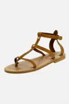 Kjacques Women's Antioche Sandal In Natural Bronze In Brown
