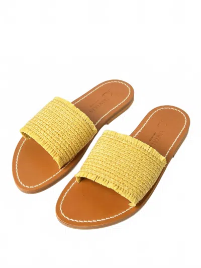 Kjacques Women's Capri Sandals In Limone