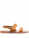 Kjacques K Jacques St Tropez Barigoule Leather Sandals In Multi