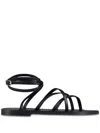 Kjacques K.jacques Zenobie Sandals Shoes In Black