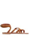 Kjacques K.jacques Zenobie Sandals Shoes In Brown