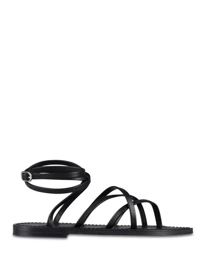 Kjacques K.jacques Zenobie Sandals Shoes In Black