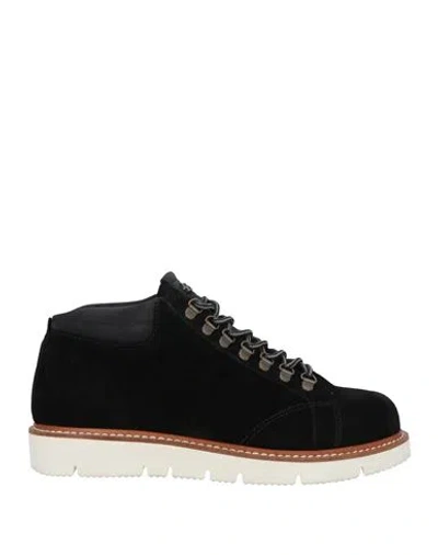 Kjøre Project Man Ankle Boots Black Size 8 Leather