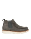 Kjøre Project Man Ankle Boots Grey Size 10 Leather, Textile Fibers