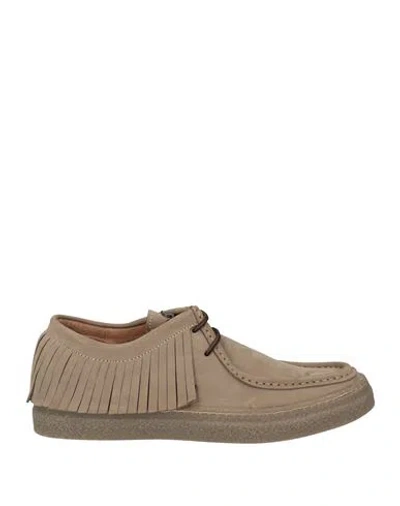 Kjøre Project Man Lace-up Shoes Khaki Size 9 Leather In Beige