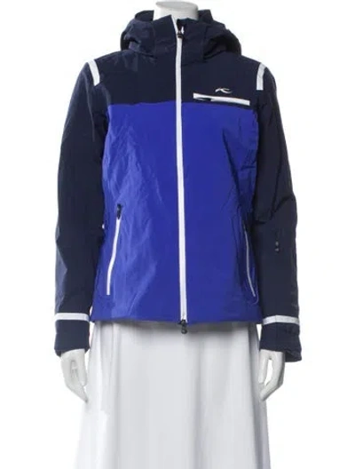 Pre-owned Kjus Biker Jacket In Blue