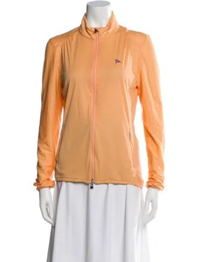 Pre-owned Kjus Biker Jacket In Orange