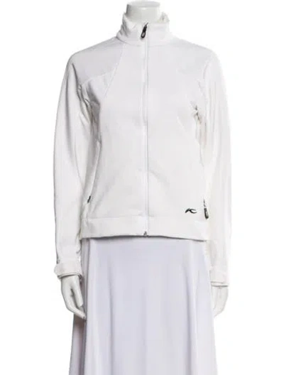 Pre-owned Kjus Bomber Jacket In White