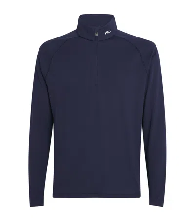 Kjus Capture Midlayer Half-zip Top In Navy