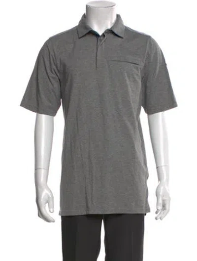 Pre-owned Kjus Collar Short Sleeve Polo Shirt In Gray