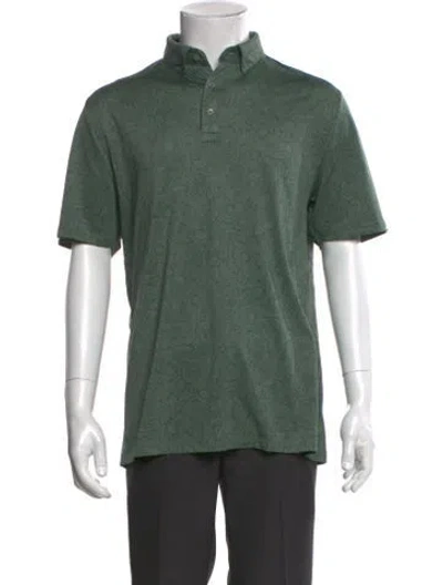 Pre-owned Kjus Collar Short Sleeve Polo Shirt In Green