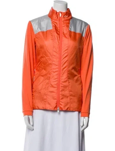Pre-owned Kjus Colorblock Pattern Jacket In Orange