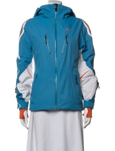 Pre-owned Kjus Colorblock Pattern Performance Jacket In Blue
