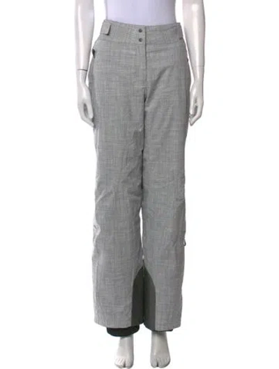 Pre-owned Kjus Colorblock Pattern Straight Leg Pants In Gray