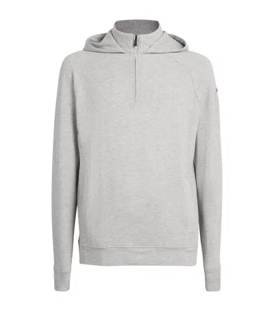 Kjus Cotton-blend Inverness Hoodie In Grey