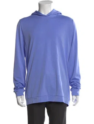 Pre-owned Kjus Crew Neck Long Sleeve Hoodie In Blue