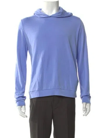 Pre-owned Kjus Crew Neck Long Sleeve Hoodie In Blue