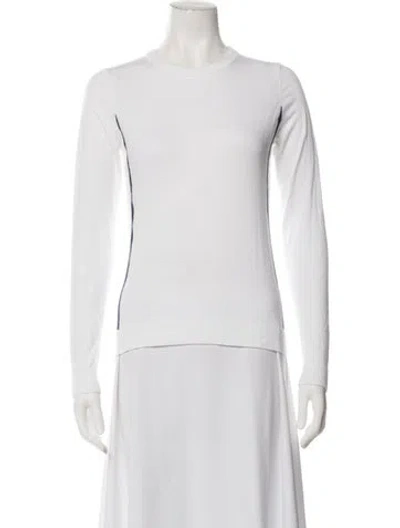 Pre-owned Kjus Crew Neck Sweater In White