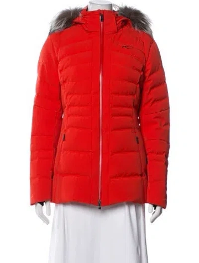 Pre-owned Kjus Down Coat In Orange
