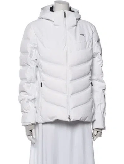Pre-owned Kjus Down Coat In White