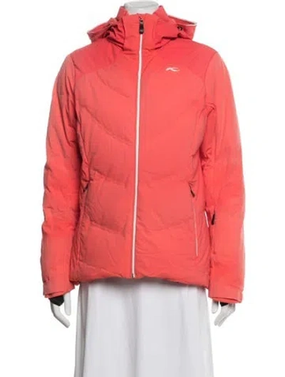 Pre-owned Kjus Down Jacket In Orange