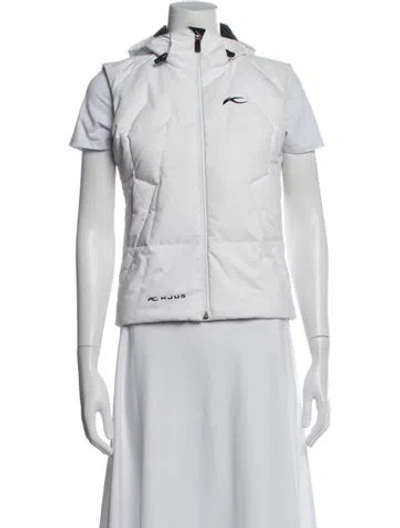 Pre-owned Kjus Down Jacket In White