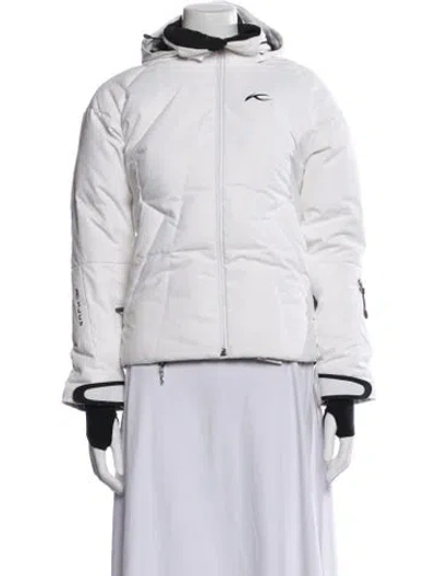 Pre-owned Kjus Down Jacket In White