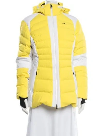 Pre-owned Kjus Down Jacket In Yellow
