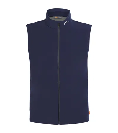 Kjus Downswing Wind Vest In Blue